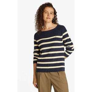 TOMMY HILFIGER - Marinetrui - Blauw - Katoen - Lange Mouwen