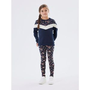 Sweater met ronde hals en lange mouwen NAME IT. Molton materiaal. Maten 14 jaar - 156 cm. Blauw kleur