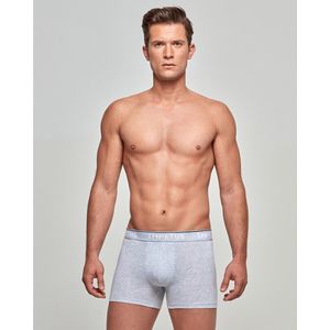 Effen boxershort in bio katoen IMPETUS. Katoen materiaal. Maten XXL. Grijs kleur