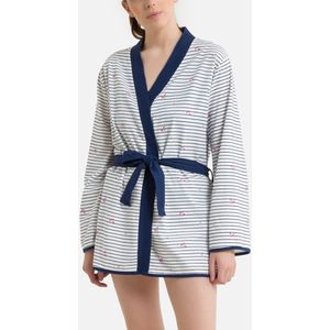 Eau DODO - Kimono Kamerjas - Ecru/Marine - Katoen