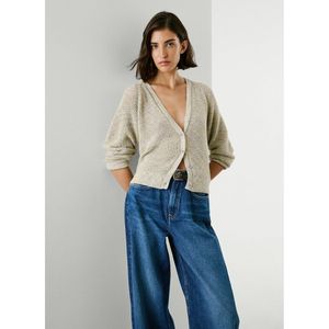 PEPE JEANS - Vest - Grijs - Polyester - V-hals