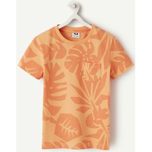 T-shirt met korte mouwen TAPE A L'OEIL. Katoen materiaal. Maten 2/3 jaar - 86/94 cm. Oranje kleur