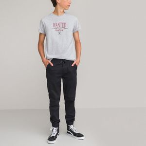 T-shirt One Piece Print voor-en achteraan ONE PIECE. Katoen materiaal. Maten XS. Grijs kleur