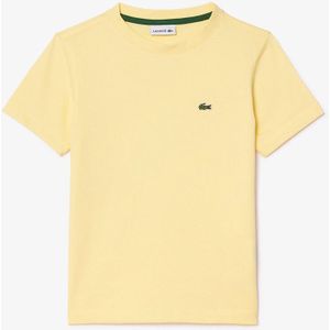 T-shirt met korte mouwen LACOSTE. Katoen materiaal. Maten 6 jaar - 114 cm. Geel kleur