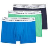 Set van 3 effen boxershorts POLO RALPH LAUREN. Katoen materiaal. Maten S. Blauw kleur