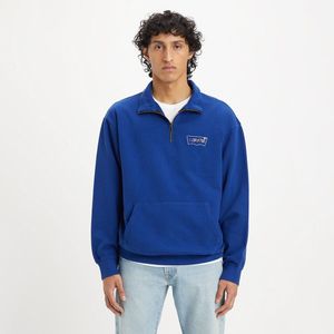 Sweater met kraag met rits LEVI'S. Katoen materiaal. Maten XS. Blauw kleur