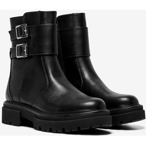 Boots met gespen Trinity ONLY SHOES. Polyurethaan materiaal. Maten 37. Zwart kleur