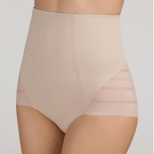 Steunslip met hoge taille DIM. Microvezel materiaal. Maten 44 FR - 42 EU. Beige kleur