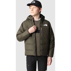 Omkeerbare donsjas met kap THE NORTH FACE. Polyester materiaal. Maten M. Groen kleur