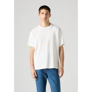 T-shirt met ronde hals en vintage print LEVI'S. Katoen materiaal. Maten M. Wit kleur