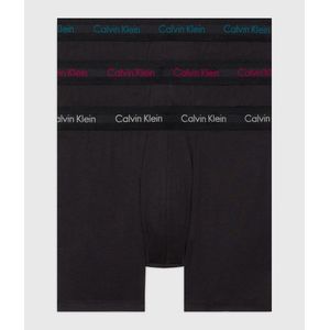 Set van 3 effen boxershorts CALVIN KLEIN UNDERWEAR. Katoen materiaal. Maten XL. Grijs kleur