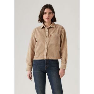 Kort jasje met hemdskraag LEVI'S. Katoen materiaal. Maten S. Beige kleur