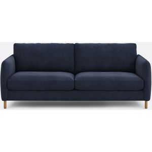 Bank in melêe, 4-zit, Loméo LA REDOUTE INTERIEURS. Mêlee polyester materiaal. Maten 4-zit. Blauw kleur