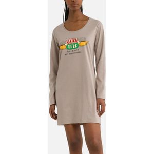 Friends - Nachthemd - Kastanje - Katoen