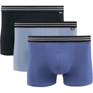 Set van 3 boxershorts Ecodim DIM. Katoen materiaal. Maten M. Blauw kleur