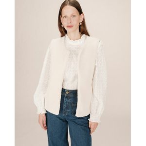 SINATRA GRACE & MILA - Mouwloos Vest - Ecru - Polyester