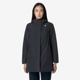 K-Way, Dames, Mantels, Blauw, Maat: 2XL Poliester,