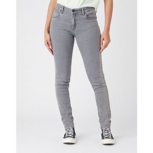 Skinny jeans, standaard taille WRANGLER. Denim materiaal. Maten Maat 25 (US) - Lengte 30. Grijs kleur