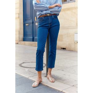Rechte jeans, stoned denim BRIEG BRUT LA PETITE ETOILE. Katoen materiaal. Maten 42 FR - 40 EU. Blauw kleur