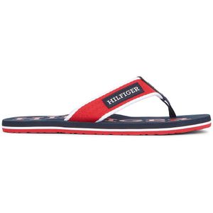 Slippers Patch TOMMY HILFIGER. Polyester materiaal. Maten 40. Blauw kleur