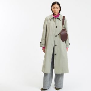 Maurice La Redoute Collections - Oversized Trenchcoat - Groen - Polyester