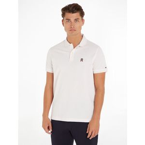 Polo met korte mouwen Monogram. TOMMY HILFIGER. Katoen materiaal. Maten XS. Beige kleur