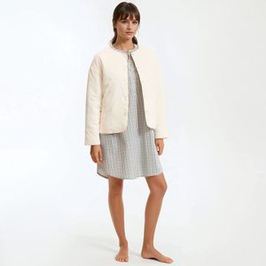 Gewatteerde homewear vest, Handtekening Amandini LA REDOUTE COLLECTIONS. Jersey materiaal. Maten S. Wit kleur