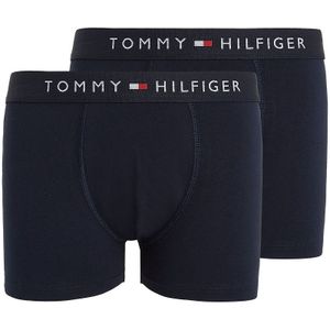 Set van 3 boxershorts TOMMY HILFIGER. Katoen materiaal. Maten 14/16 jaar - 158/164 cm. Blauw kleur