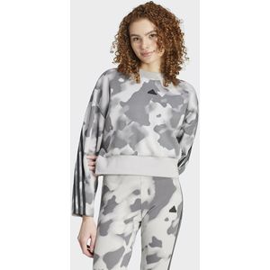 ADIDAS - 3 Stripes Future Icons - Sweater - Grijs - Katoen