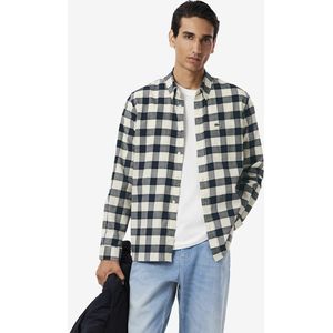 Regular fit overhemd van geruwd katoen LACOSTE. Katoen materiaal. Maten 44. Beige kleur