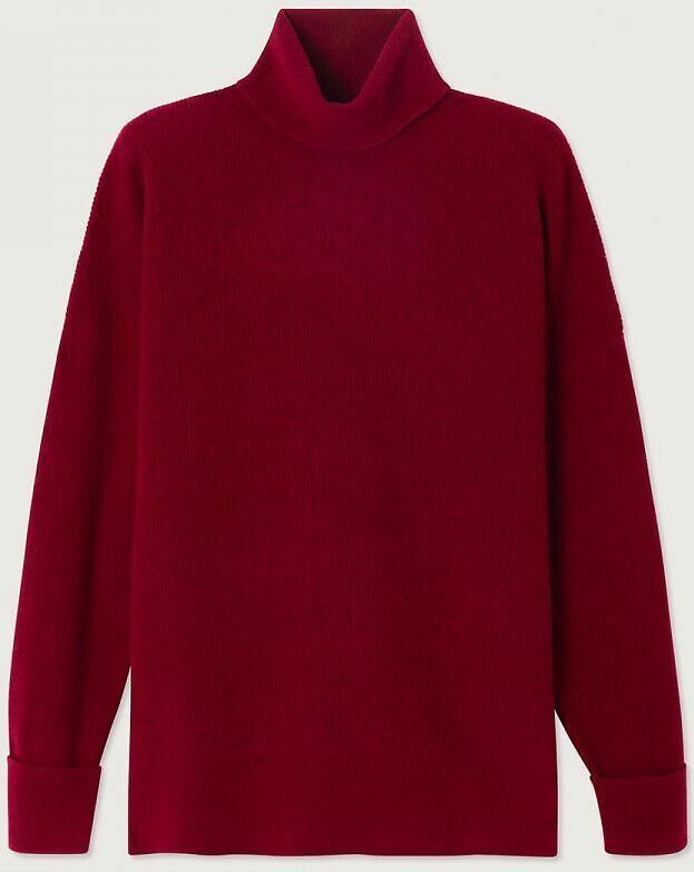 RAXOW AMERICAN VINTAGE - Coltrui - Kastanje Kleur - Wol Materiaal