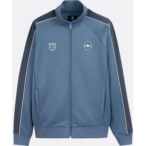 CONVERSE - Vest - Blauw - Polyester - Ritssluiting met Klein Logo