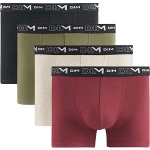 Set van 4 boxershorts DIM. Katoen materiaal. Maten XL. Beige kleur