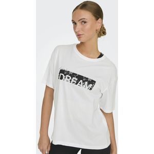 Onpspace - T-shirt - Katoen - O-hals - Korte Mouwen - Oversized Fit