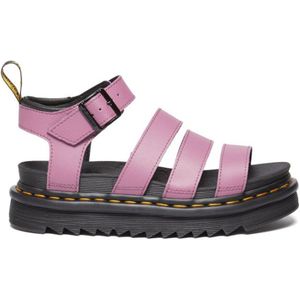 Sandalen in leer Blaire DR. MARTENS. Leer materiaal. Maten 38. Violet kleur