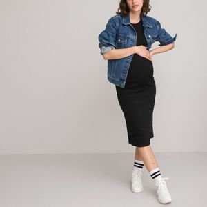 LA REDOUTE COLLECTIONS - Zwangerschapsjurk - Zwart - Polyester