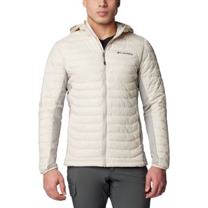 Donsjas met kap Powder Pass COLUMBIA. Polyester materiaal. Maten L. Beige kleur