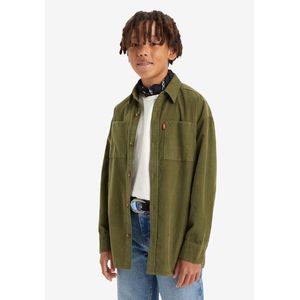 Hemd met lange mouwen LEVI'S KIDS. Katoen materiaal. Maten 8 jaar - 126 cm. Groen kleur