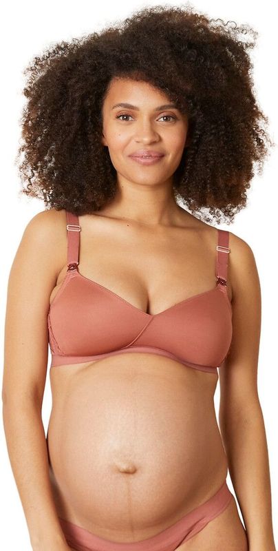 CACHE COEUR - Serena - BH zonder Beugels - Kastanje - Polyamide