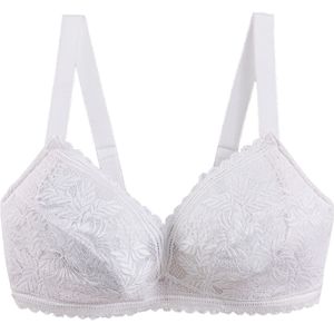 JEANNE LA REDOUTE COLLECTIONS PLUS - BH zonder Beugels - Kant - Wit
