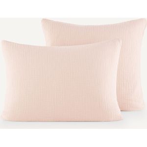 Yafa - Kussensloop - Roze - 100% Biologisch Katoen - Tetra