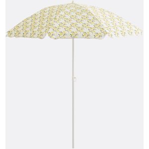 Sunphio Strandparasol, UV-bescherming en winddicht, lichtgewicht voor reizen, sport, picknick en meer, 2 metalen grondmouwen, 1 grote draagtas, 360° kantelbaar zand (blauw