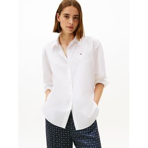 Tommy Hilfiger - ESS POPLIN EASY FIT SHIRT - Overhemdblouse - Classic white