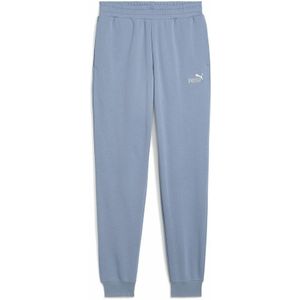 PUMA - Sportbroek - Blauw - Katoen - Elastische Tailleband - 2 Zijzakken