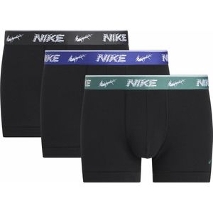 Set van 3 effen boxershorts Signature NIKE. Katoen materiaal. Maten XS. Grijs kleur