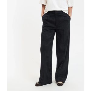 LA REDOUTE COLLECTIONS - Wijde Broek - Blauw - Polyester - Tennisstrepen