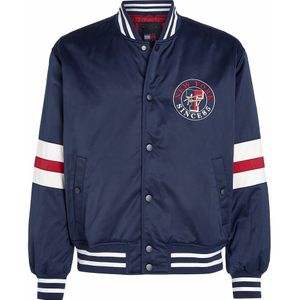 Tommy Hilfiger - Jas - Donker Blauw - 100% Polyester - Lange Mouwen