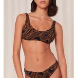 Bikini bustier Flex Smart Summer TRIUMPH.  materiaal. Maten 2(M). Zwart kleur