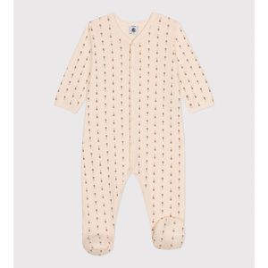 Pyjama, 1-delig PETIT BATEAU. Katoen materiaal. Maten 3 mnd - 60 cm. Beige kleur