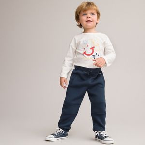 Jogpant LA REDOUTE COLLECTIONS. Katoen materiaal. Maten 3 jaar - 94 cm. Blauw kleur